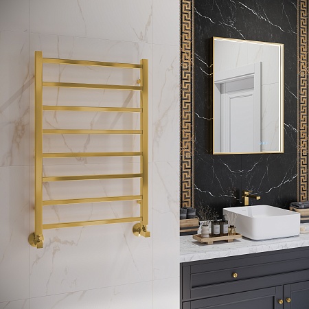 Ватикан П8 500х800 Полотенцесушитель TERMINUS Золото браш Калуга - фото 3